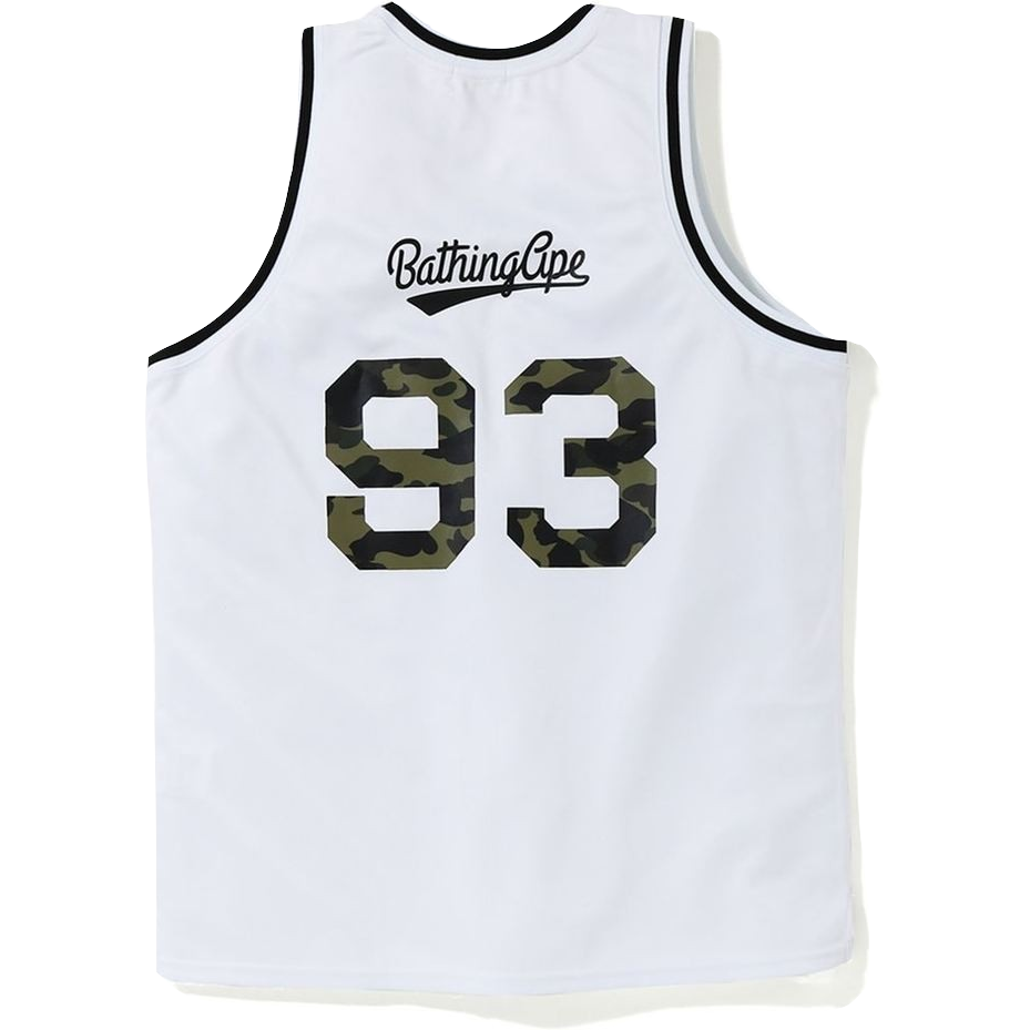 A Bathing Ape Basketball Tank Top - White – Grails SF