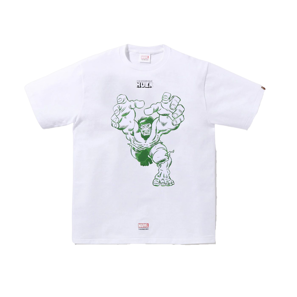 A Bathing Ape x Marvel Comics Hulk Tee - White