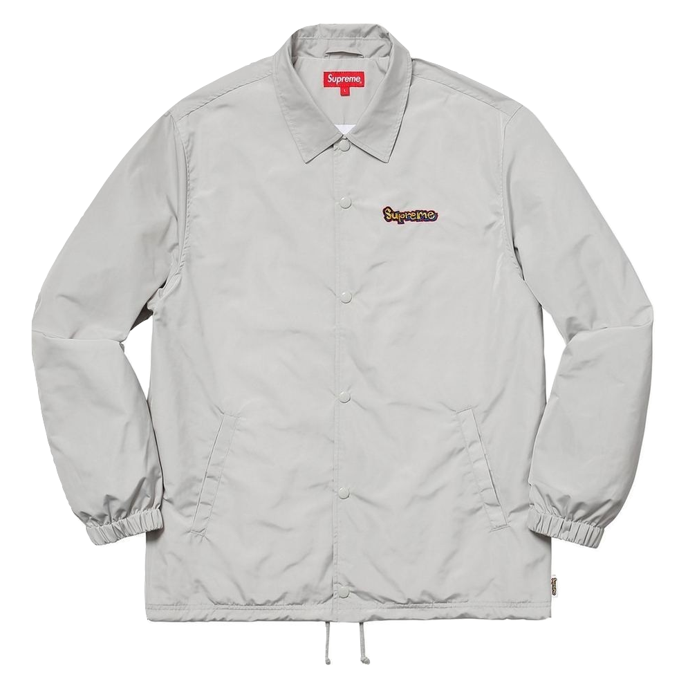 Supreme Gonz Logo Coaches Jacket- Grey