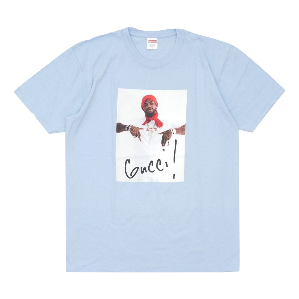 Supreme Gucci Mane Tee - Light Blue – Grails SF