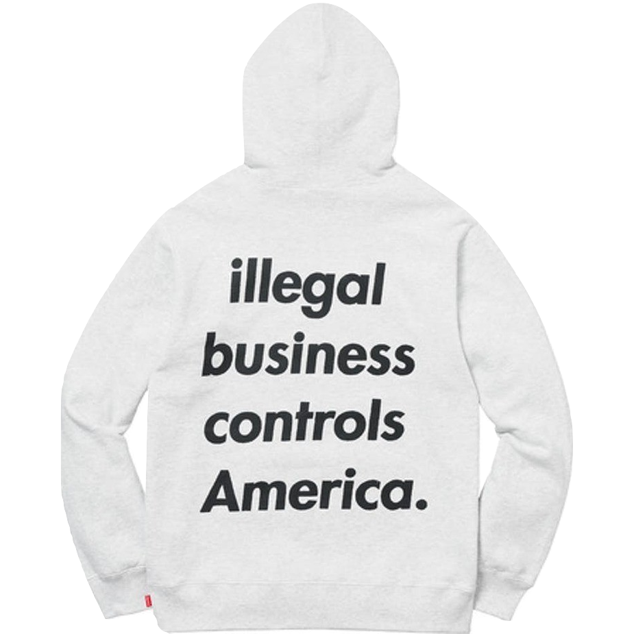 Illegal business outlet hooded sweatshirt