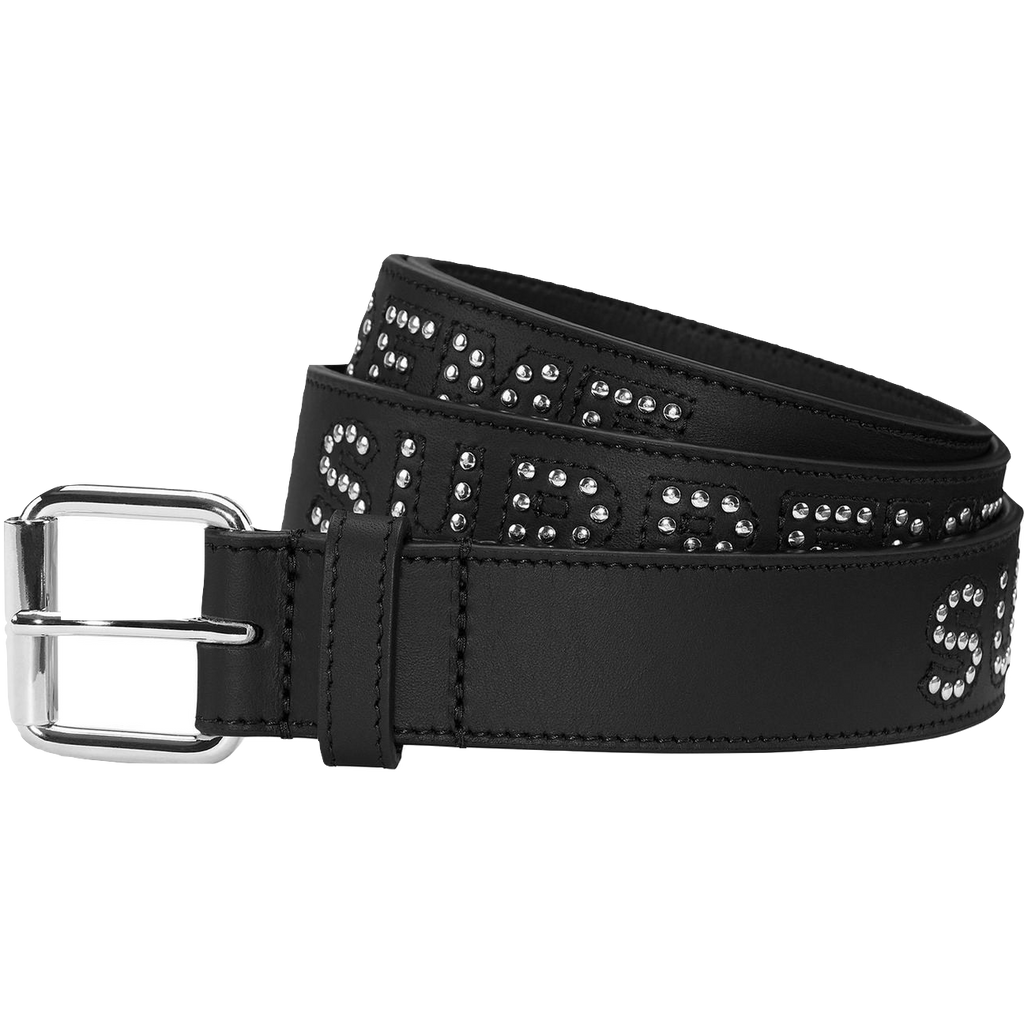 オンラインストア割引 L/XL Supreme Studded Logo Belt Black