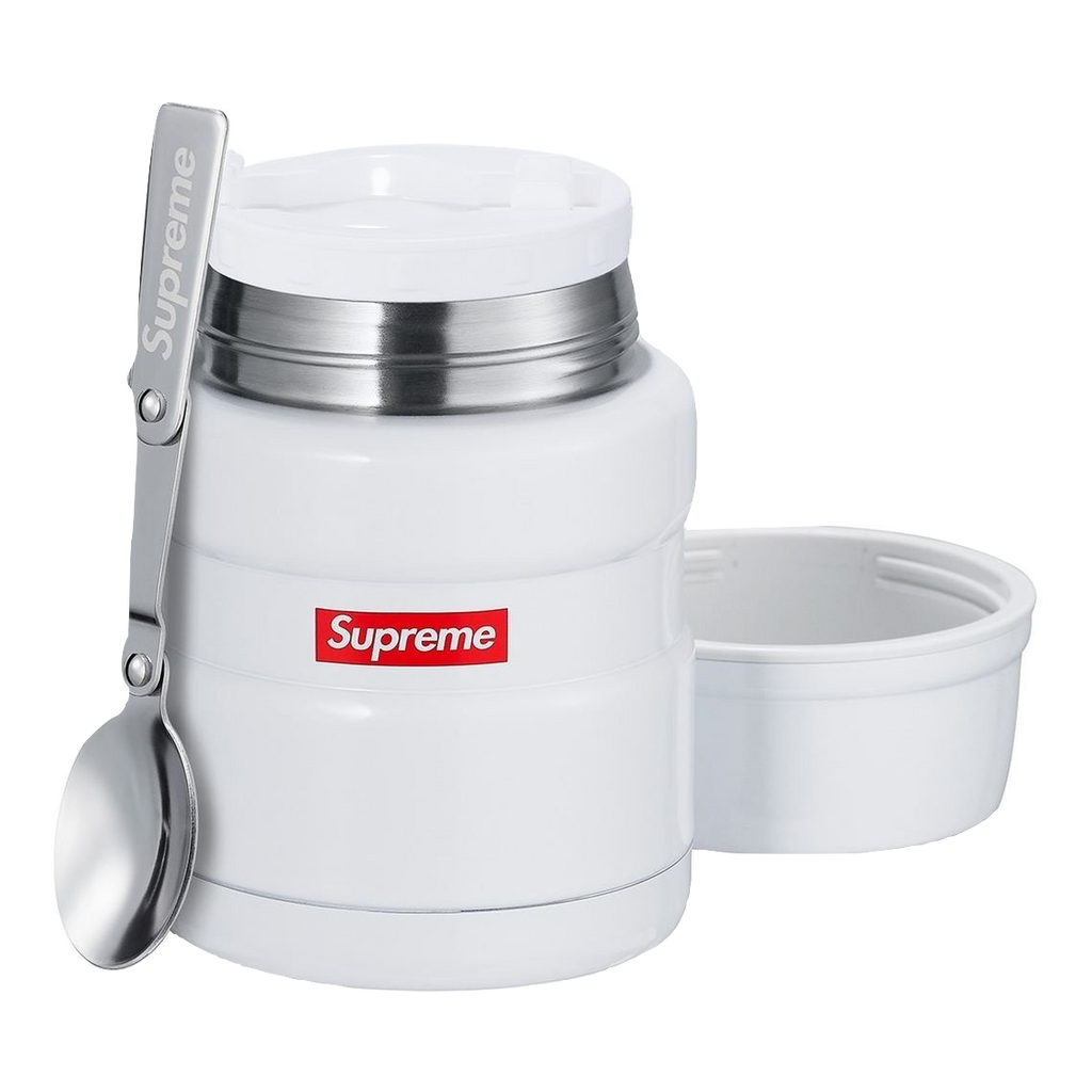 Supreme Thermos Stainless King Food Jar and Spoon White 