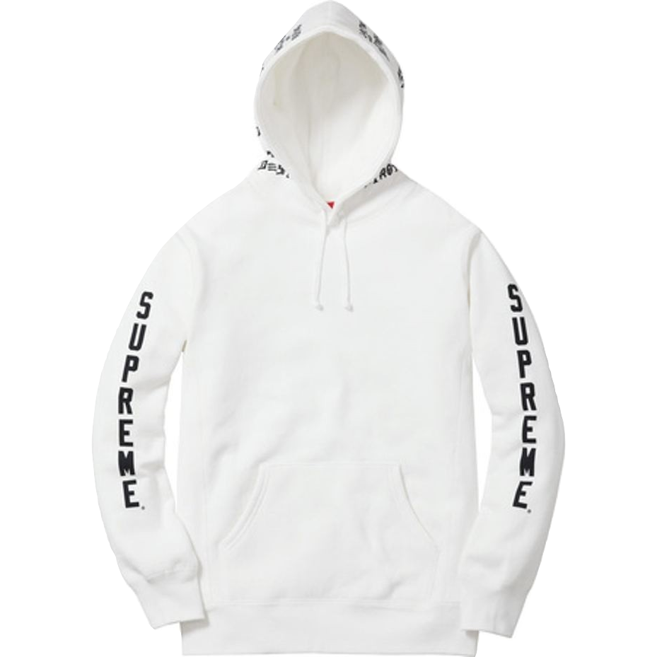 Supreme Thrasher Boyfriend Hooded Sweatshirt - White