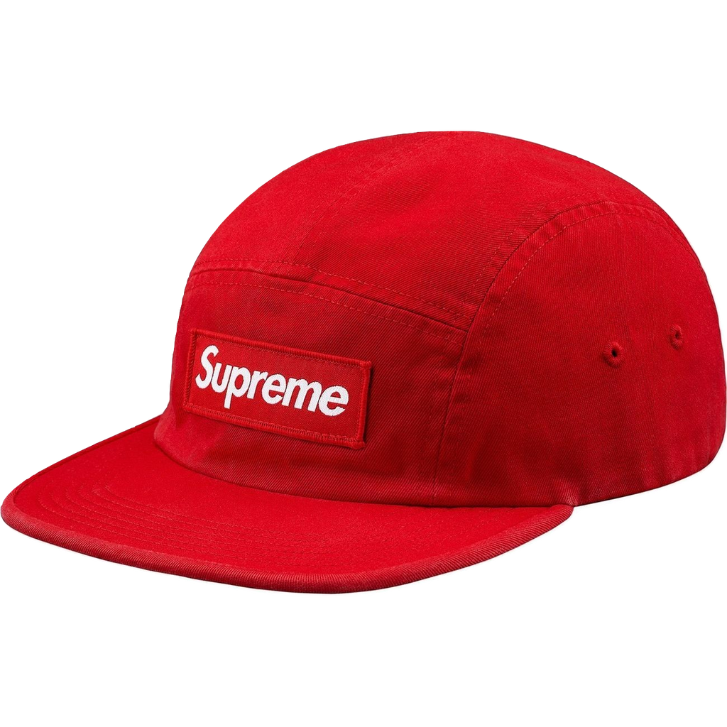 Supreme Washed Chino Twill Camp Cap - Red (FW18) – Grails SF