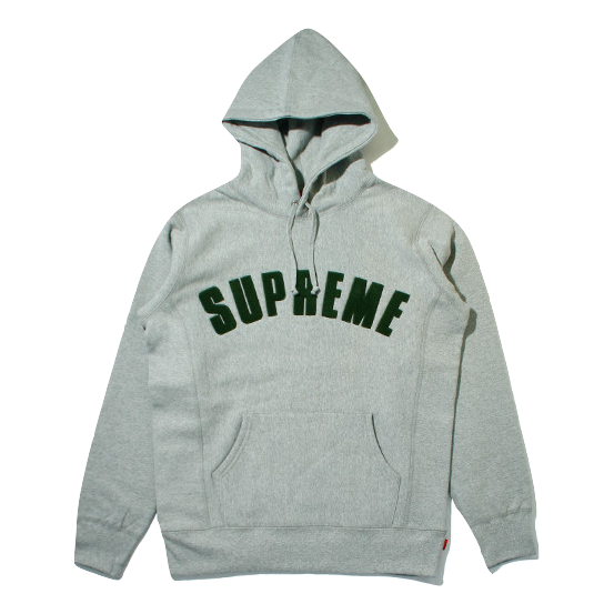 Supreme Chenille Arc Logo Hooded Sweatshirt – Grails SF