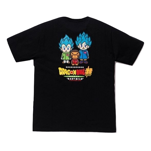 A Bathing Ape Dragon Ball Super Son Goku & Vegeta Tee - Black