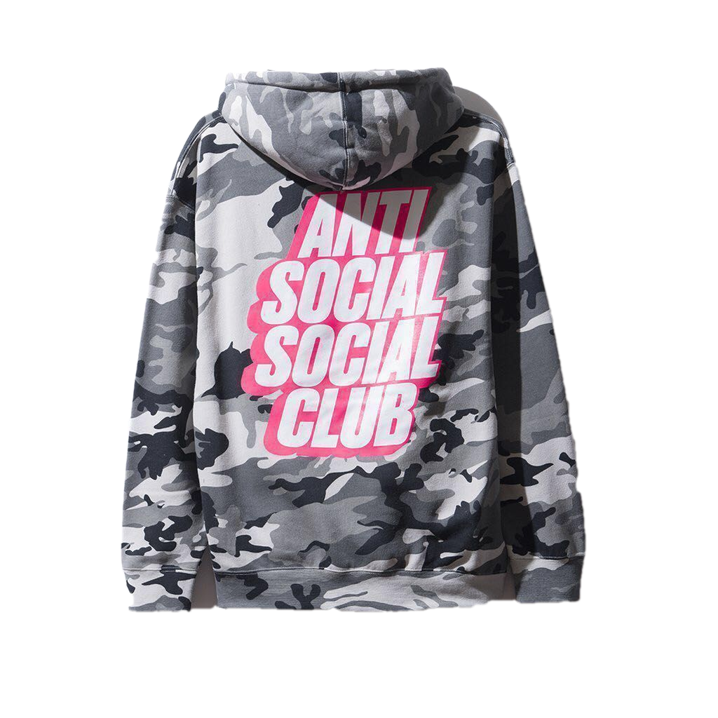 Anti social social hot sale club blocked hoodie