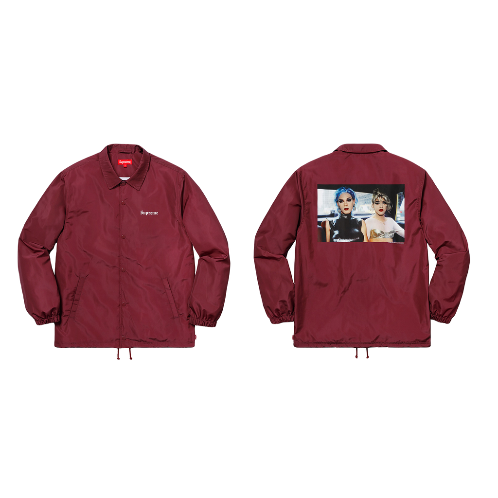 Supreme Nan Goldin Misty And Jimmy Paulette Coaches Jacket