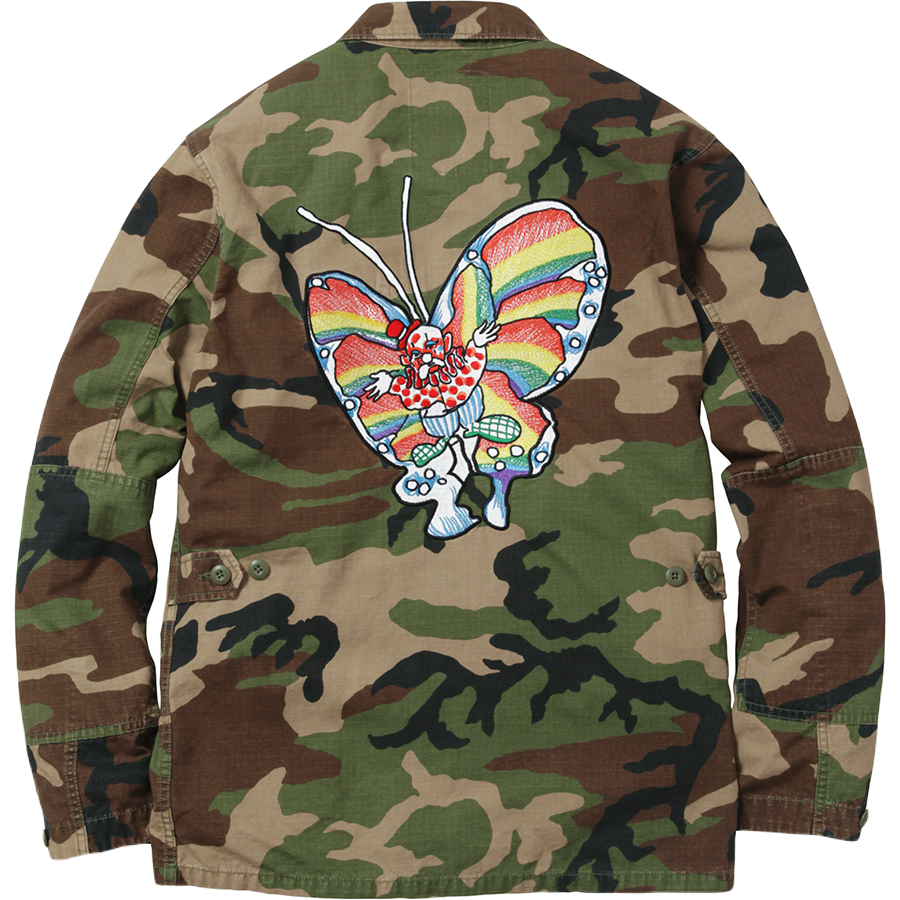 Supreme Gonz BDU Butterfly Jacket - Woodland Camo SS16