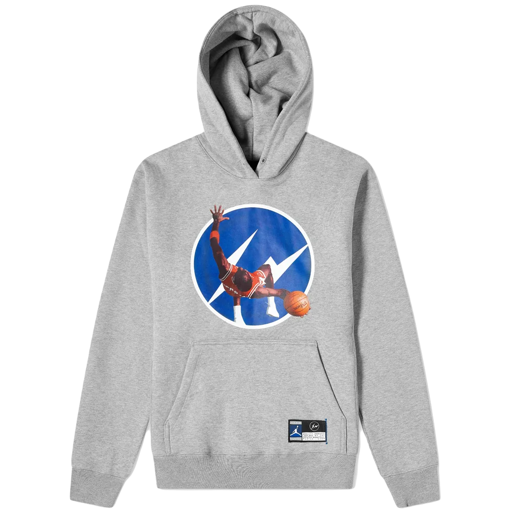 Air Jordan x Fragment Fleece Pullover Hoodie - Grey – Grails SF