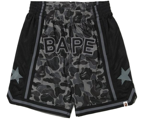 A Bathing Ape ABC Basketball Shorts - Black - Used