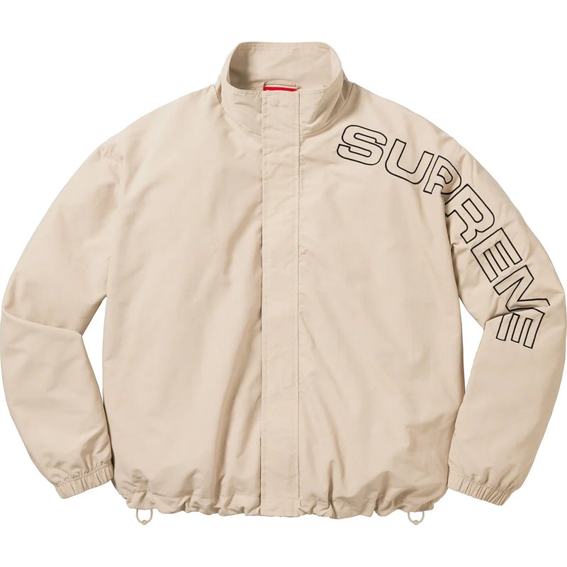 Supreme Spellout Embroidered Track Jacket - Sand – Grails SF