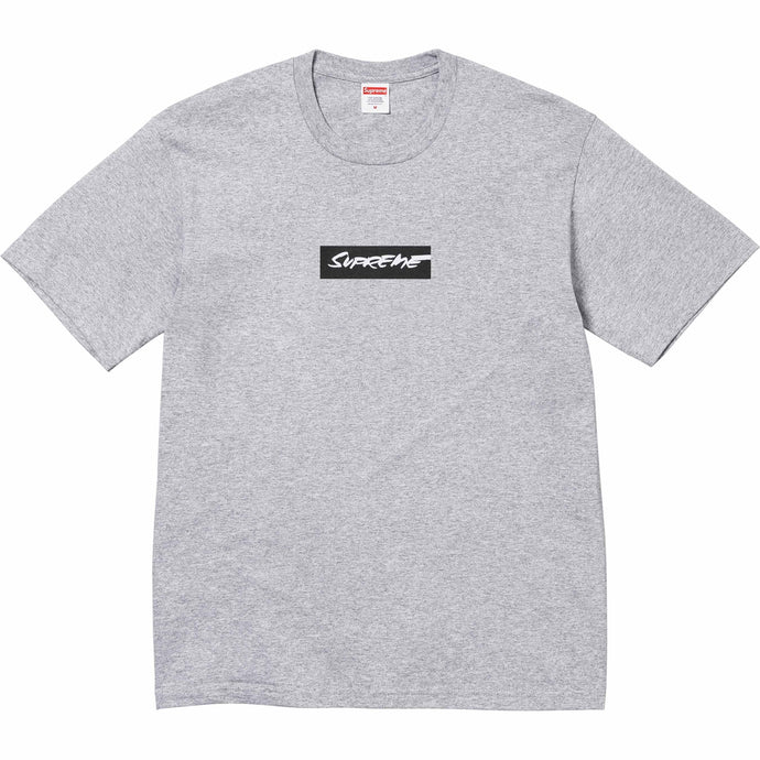 Supreme Futura Logo Tee - Heather Grey