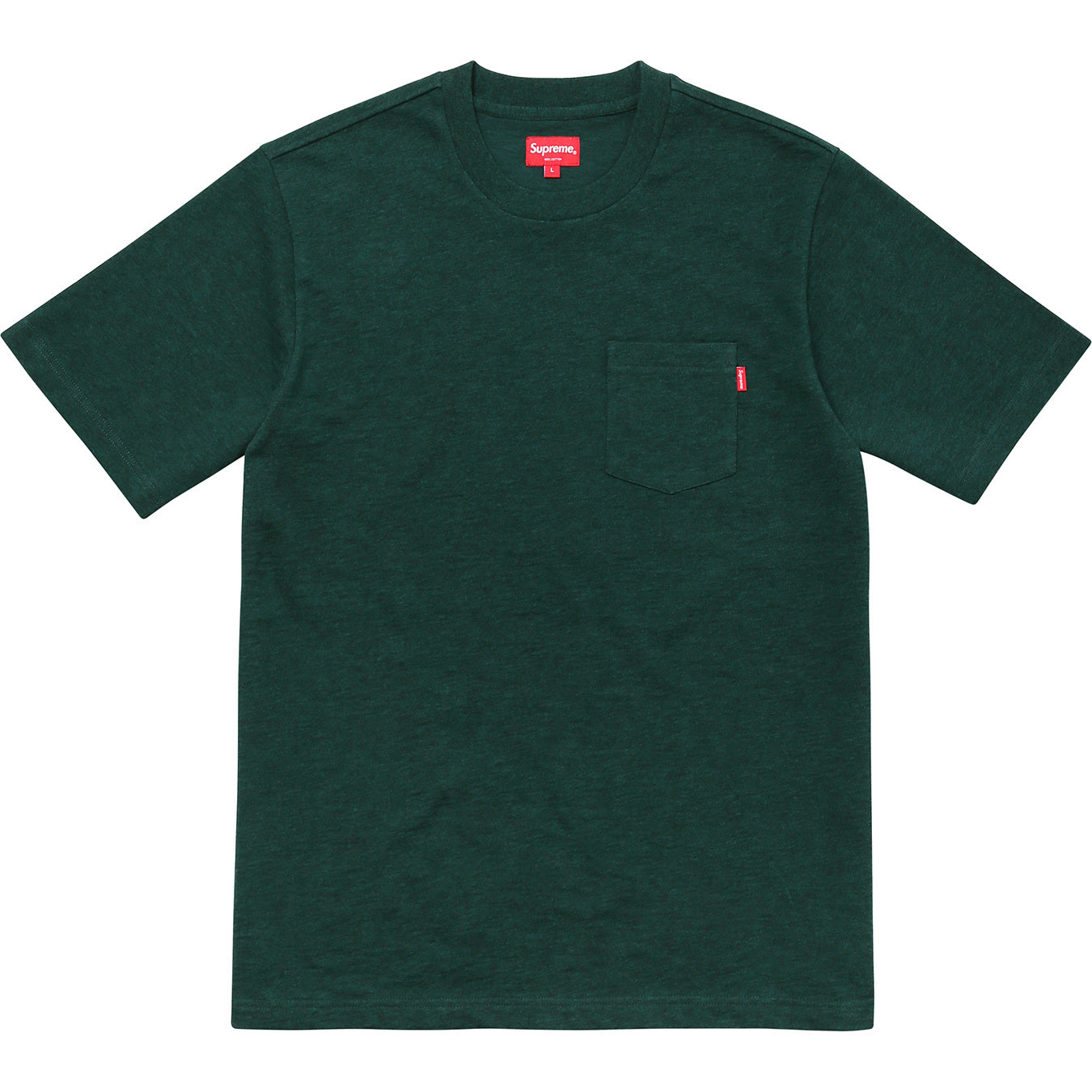 Supreme S/S Pocket Tee - Heather Green - Used – Grails SF