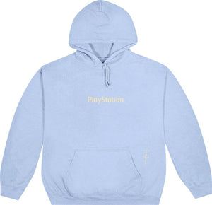 Travis Scott Motherboard I Hoodie - Light Blue