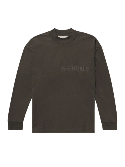 Fear of God Essentials Mock Neck Long Sleeve - Dark Green