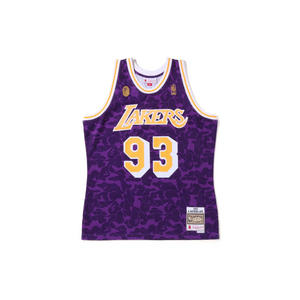 Bape x Mitchell＆Ness Los Angeles Lakers Jersey Tanktop Yellow