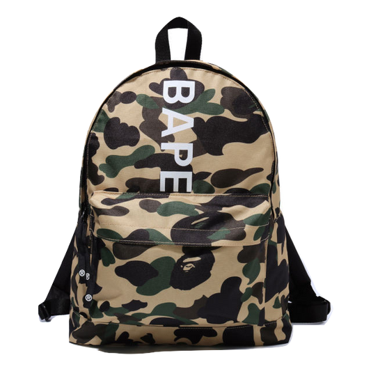 A Bathing Ape Premium Happy New Year Backpack 2020 - Yellow Camo