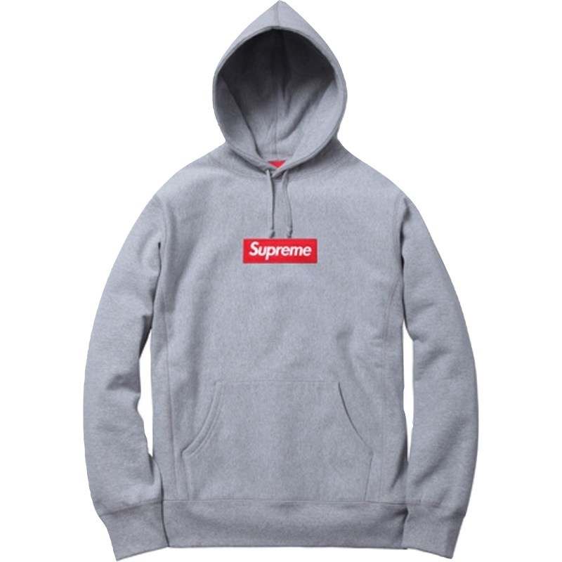 Supreme Box Logo Hooded Sweatshirt FW16 - Grey - Used – Grails SF