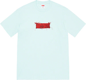 Supreme Ralph Steadman Box Logo Tee - Pale Blue - Used