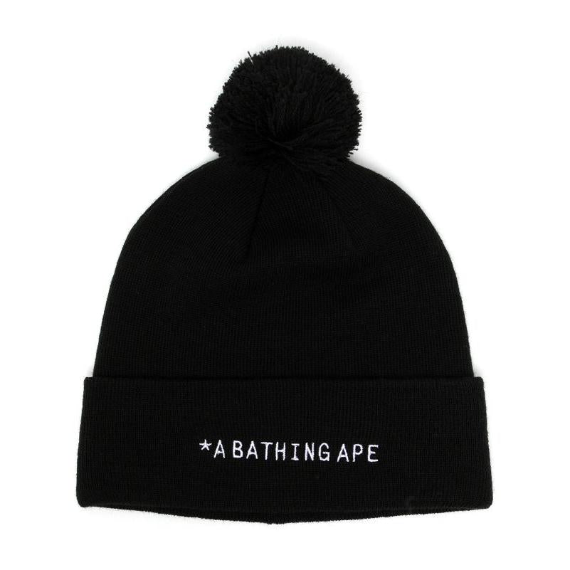 A Bathing Ape Knit Cap - Black