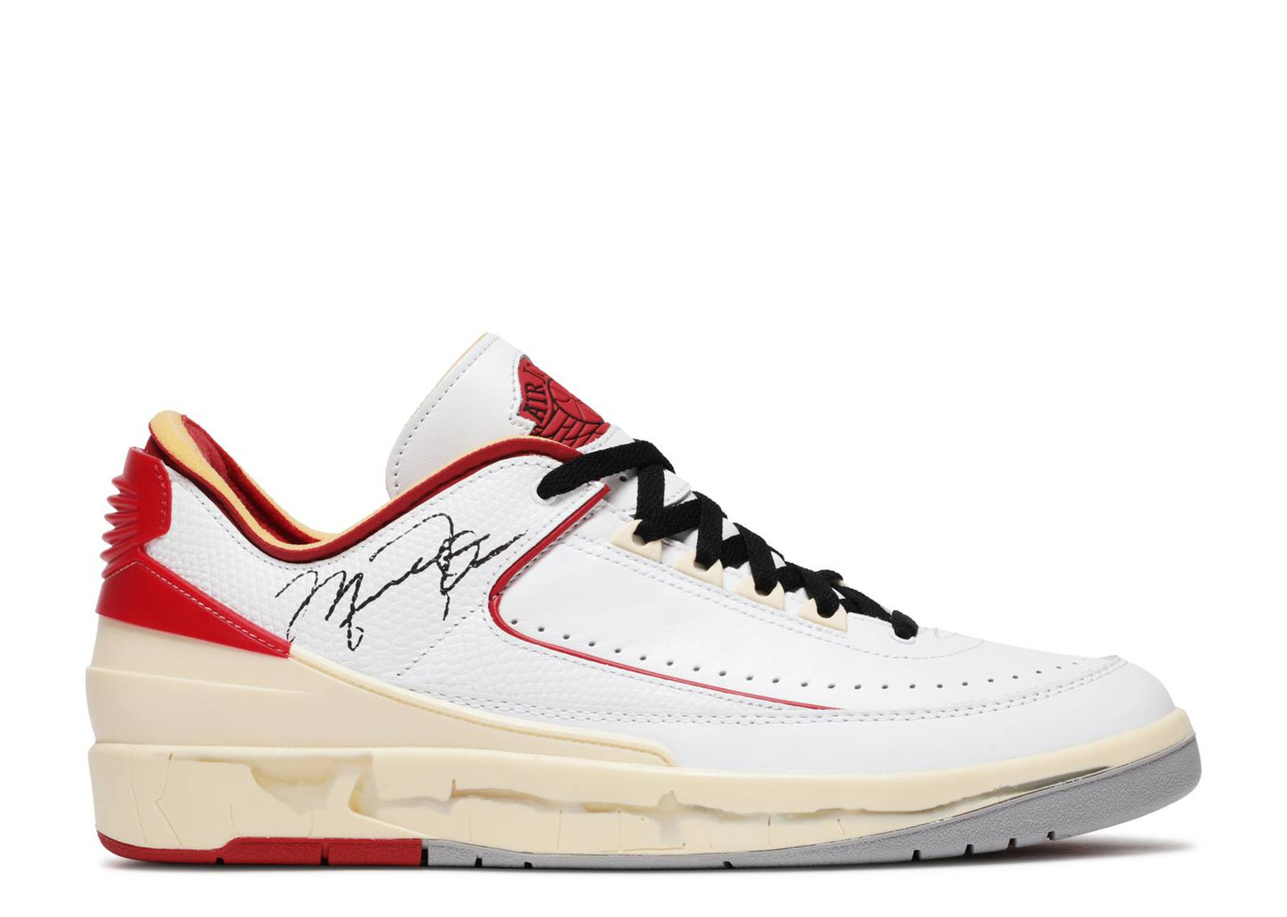 Air Jordan 2 Retro Low SP x Off-White - White Varsity Red