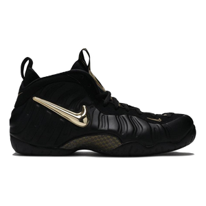 Black and metallic top gold foamposites