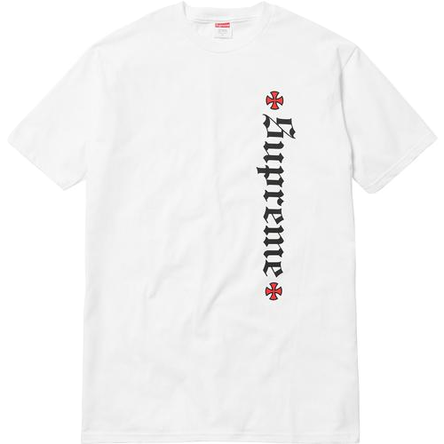 Supreme Independent Old English Tee - White – Grails SF