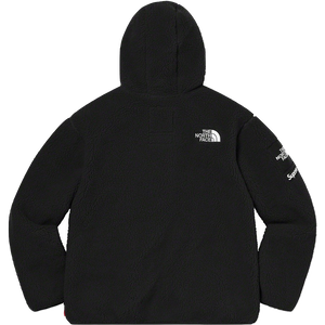 Supreme x The North Face S Logo Hooded Fleece Jacket - Black - Used