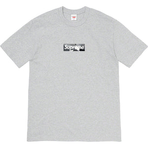 Supreme Emilio Pucci Box Logo Tee - HeatherGrey/Black