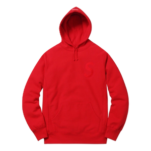 Supreme Tonal S Logo Hooded Sweatshirt - Red - Used – Grails SF