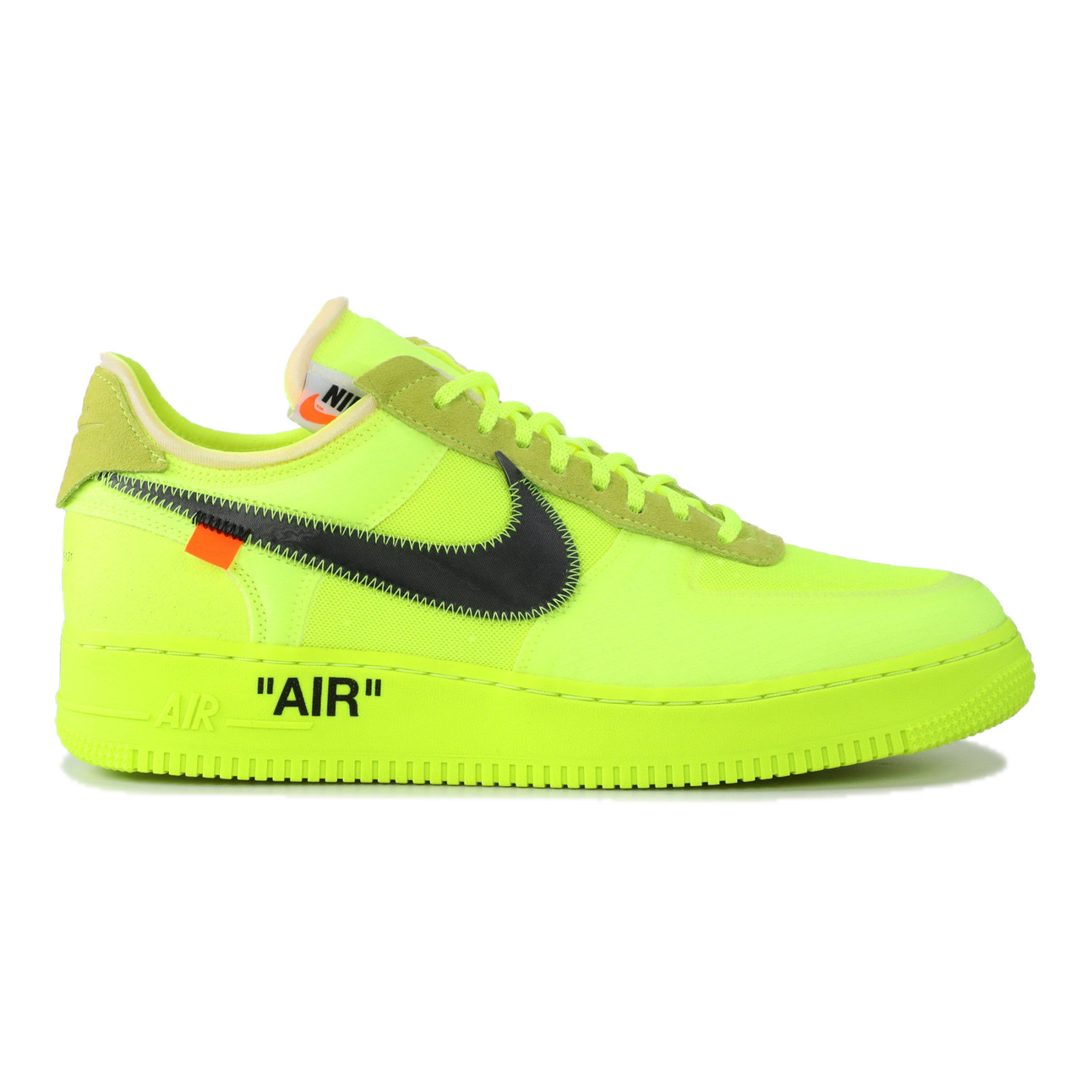 The 10: Nike Air Force 1 Low OFF WHITE - Volt - Used