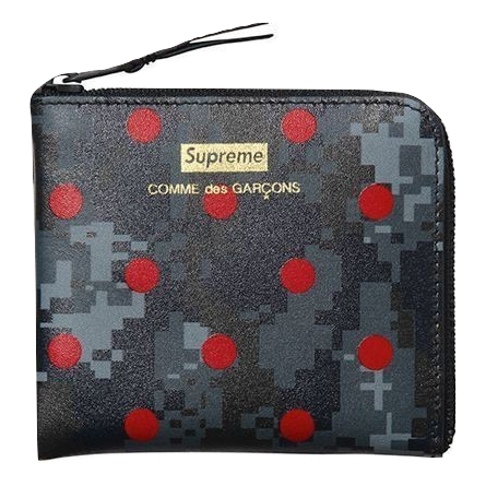 Supreme x CDG Wallet - Navy