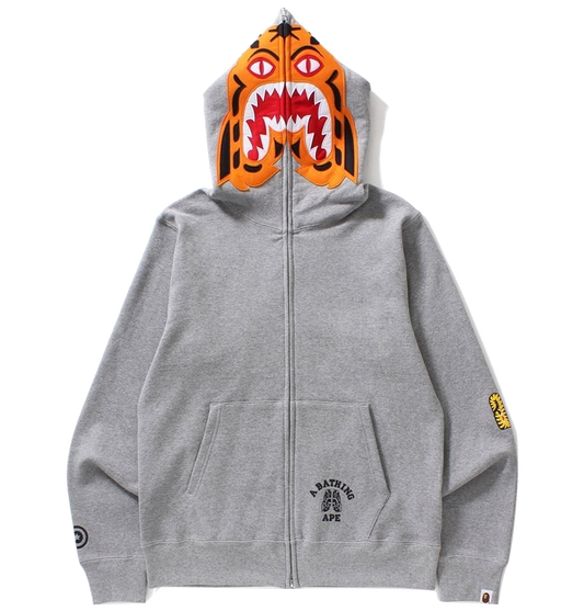 A Bathing Ape 1st Tiger Full Zip Hoodie