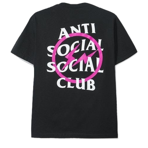 Anti Social Social Club x Fragment Bolt Tee - Black/Pink