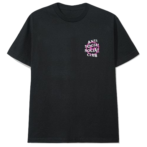 Anti Social Social Club x Fragment Bolt Tee - Black/Pink