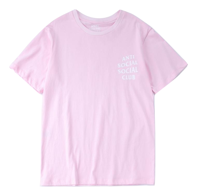 Anti Social Social Club Logo Tee 2 - Pink – Grails SF