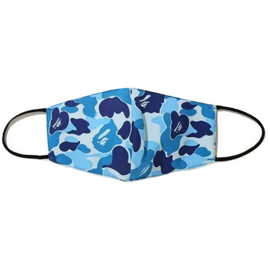 A Bathing Ape ABC Camo Mask - ABC Blue Camo