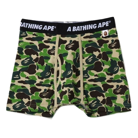 A Bathing Ape ABC Camo Trunks - Green