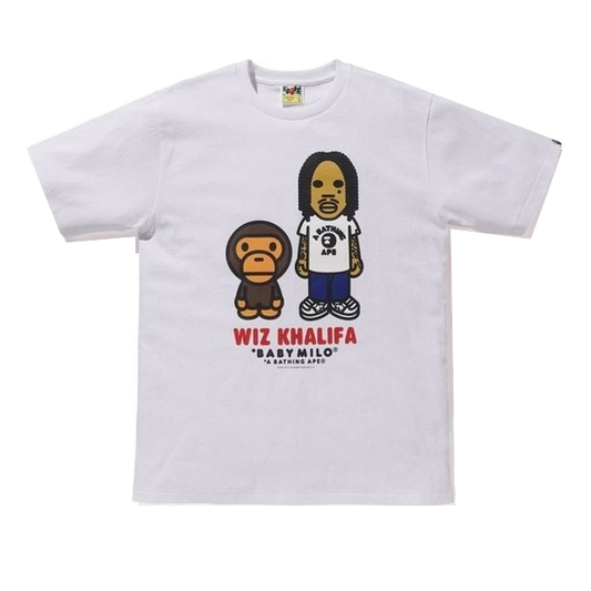 A Bathing Ape Baby Milo x Wiz Khalifa Tee - White