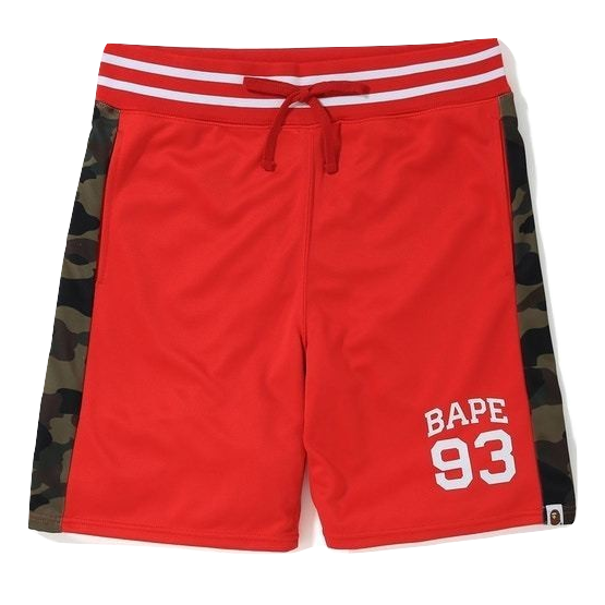 A Bathing Ape Basketball Shorts - Red