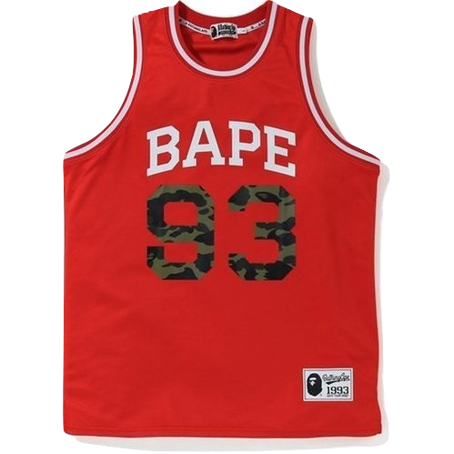 A Bathing Ape Basketball Tank Top - Red