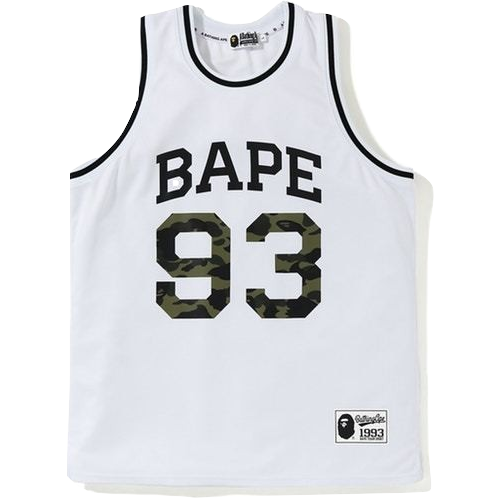 A Bathing Ape Basketball Tank Top - White