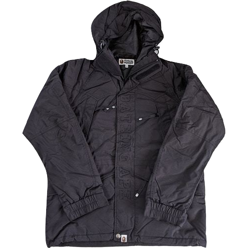 A Bathing Ape Happy New Year 2021 Snowboarding Jacket - Black