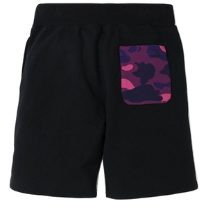 Bape Purple Color Camo Shark Shorts - Sole Food Sneakers