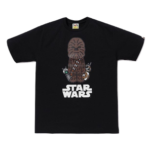 A Bathing Ape x Star Wars Chewbacca Tee - Black