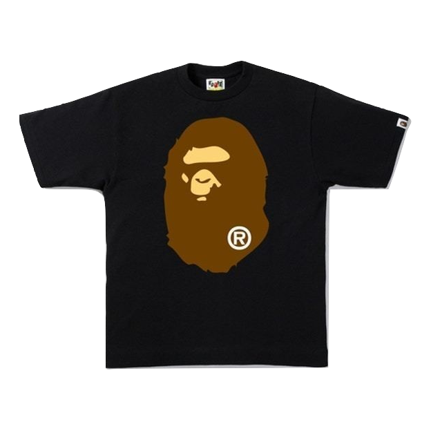 A Bathing Ape Big Ape Head Tee - Black - Used