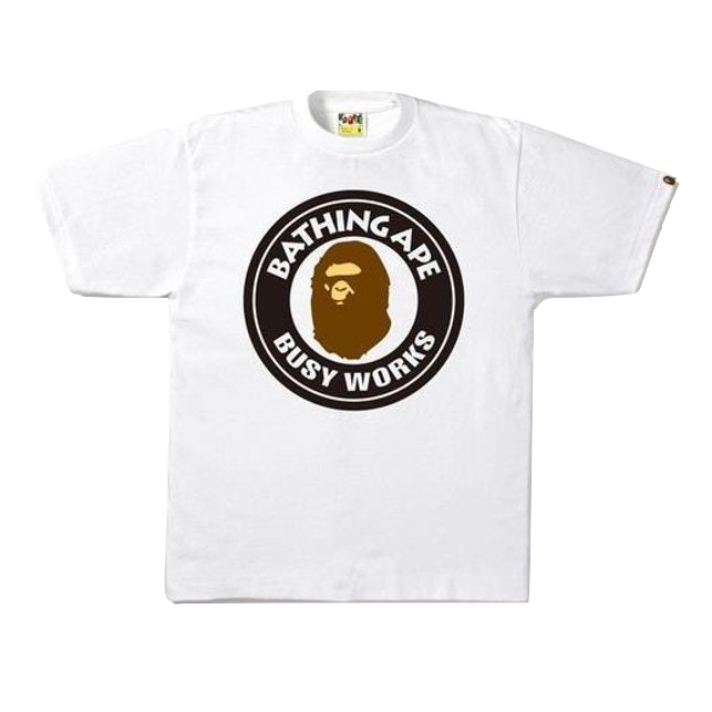 A Bathing Ape Busy Works Tee - White