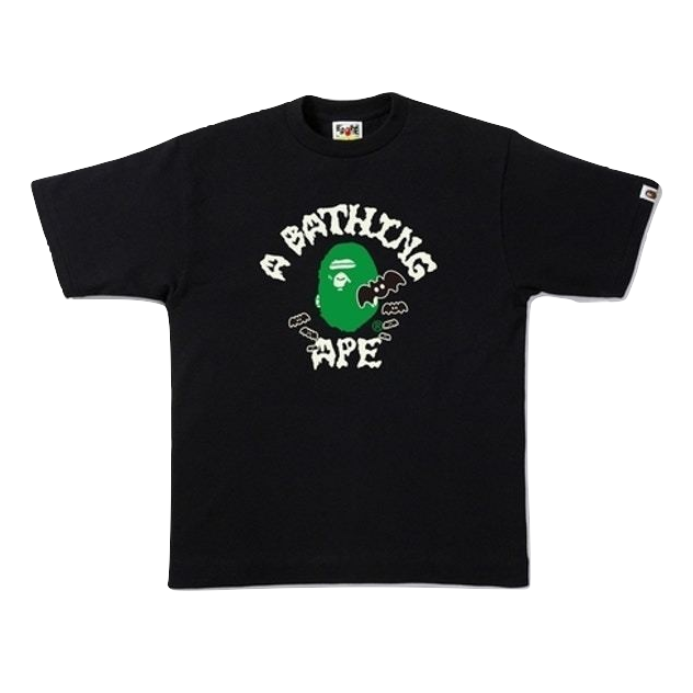 A Bathing Ape Halloween College Tee - Black